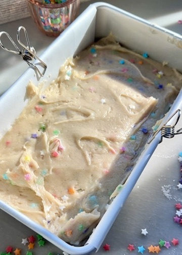 Cake Batter Donut Loaf process photo 3