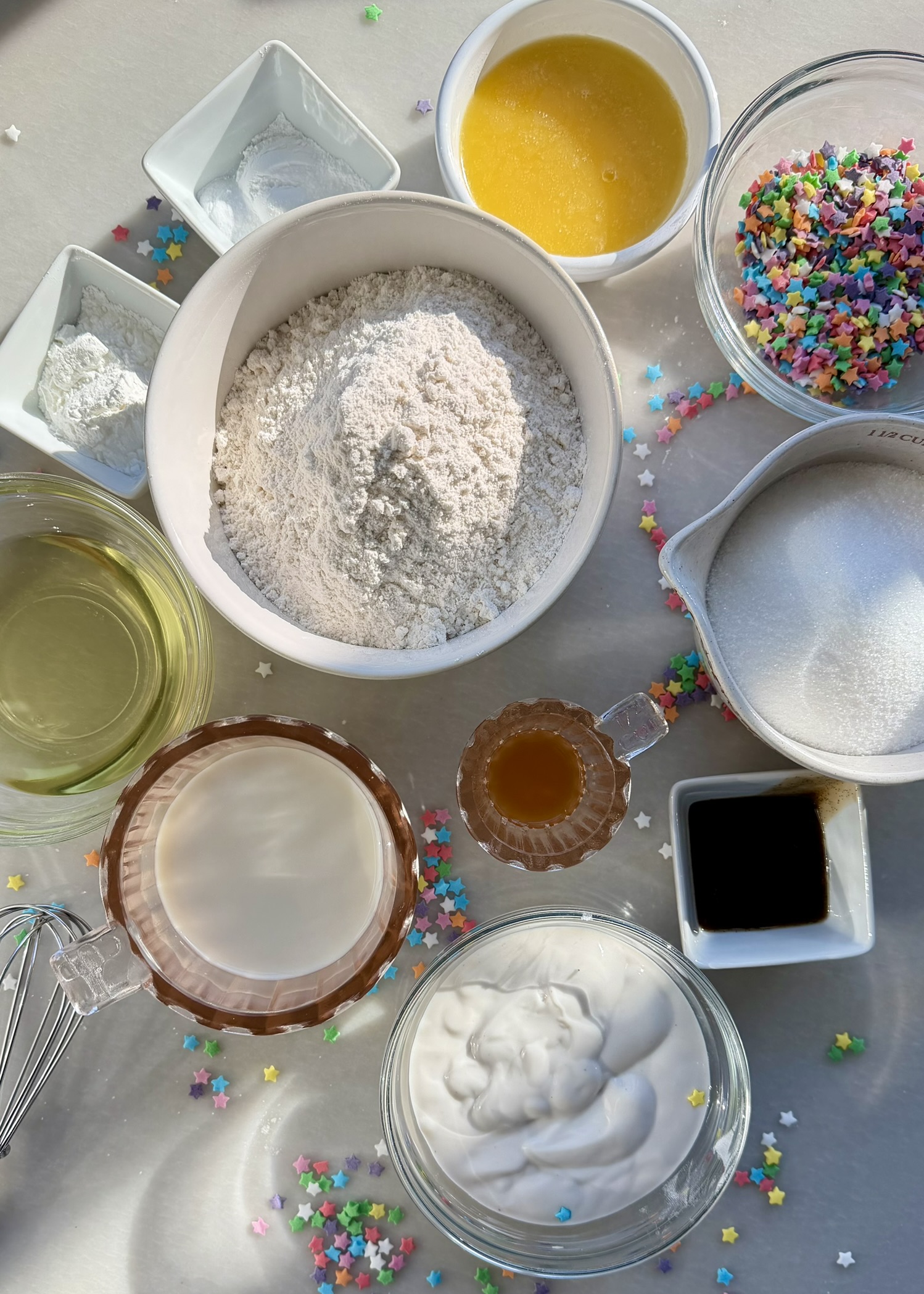 Cake Batter Donut Loaf process photo 1