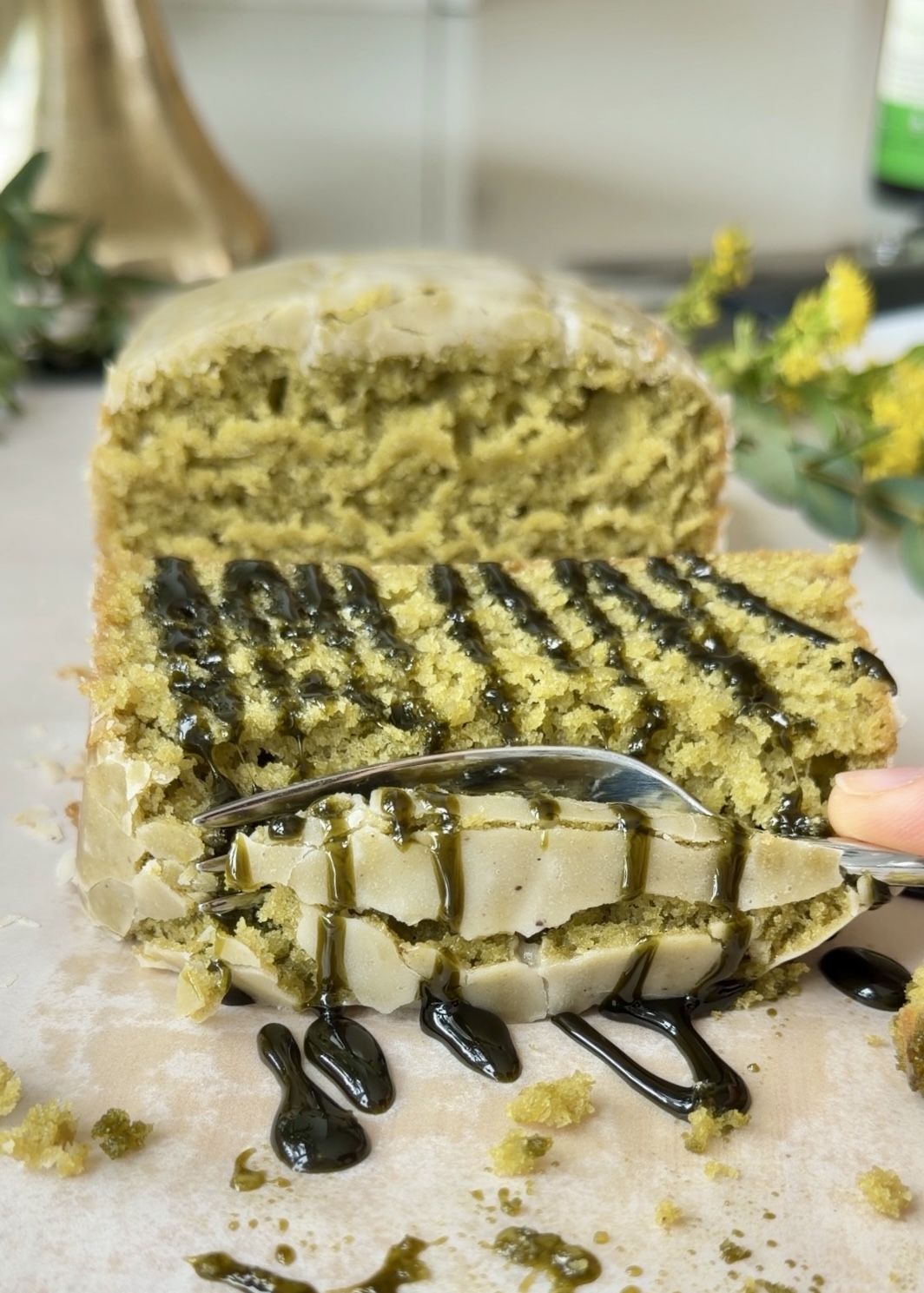 Matcha Donut Loaf process photo 9