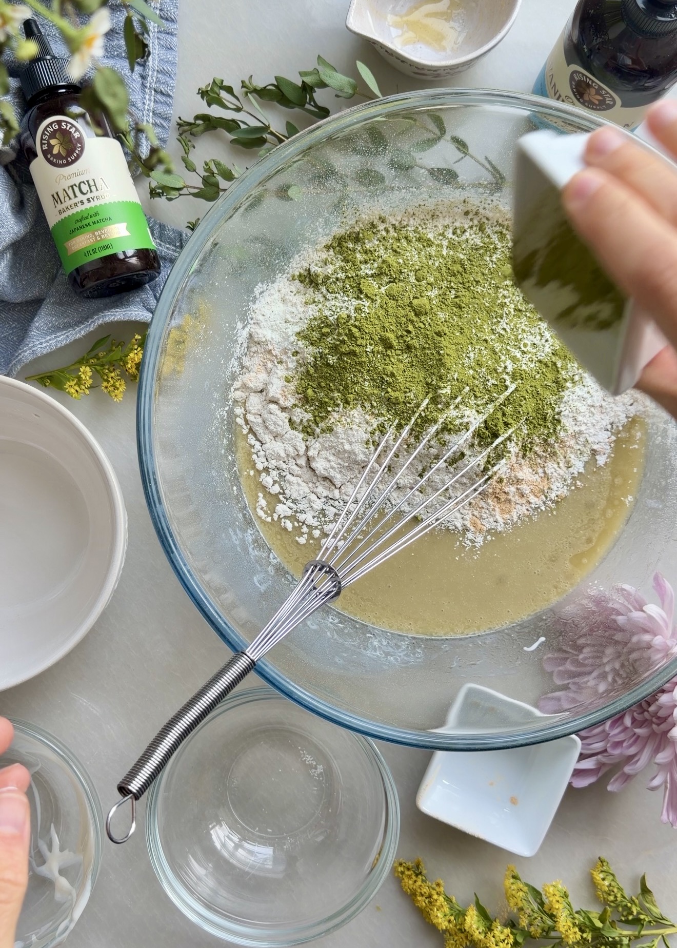 Matcha Donut Loaf process photo 2