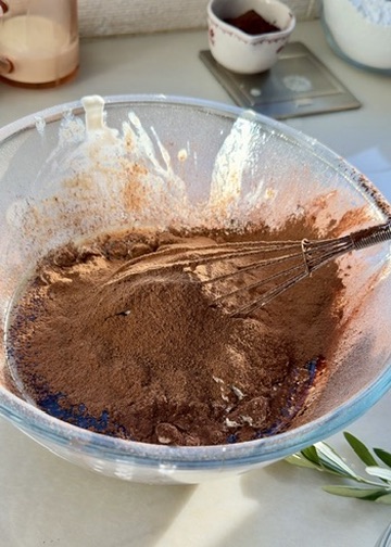 Warm Mocha Poke Cake process photo 3